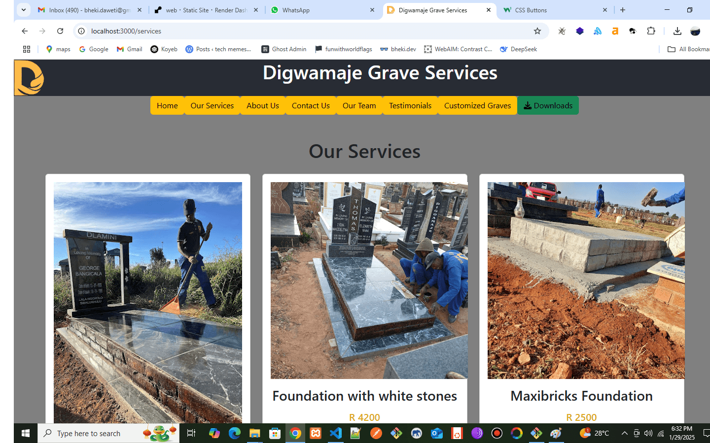 Digwamaje Grave Services